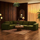 Brooklyn Large Left Hand L-Shape Sofa - Muted Moss - DUSK