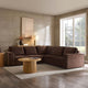 Brooklyn Large Right Hand Corner Sofa - Cappuccino - DUSK