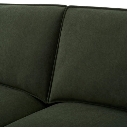 Brooklyn Large Right Hand Corner Sofa - Dark Olive - DUSK