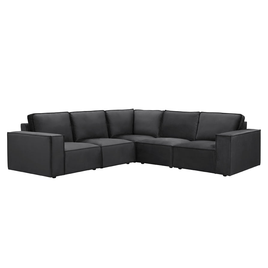 Brooklyn Large Right Hand Facing Corner Sofa - Ink - DUSK