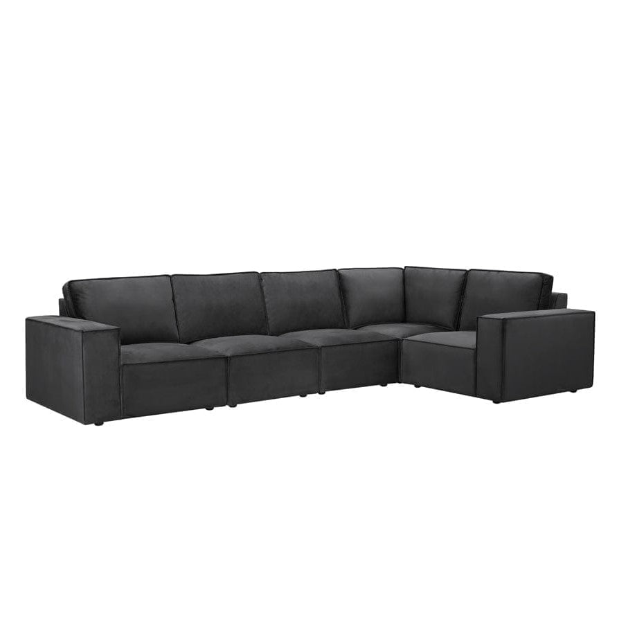 Brooklyn Large Right Hand Facing L-Shape Sofa - Ink - DUSK