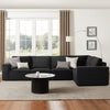 Brooklyn Large Right Hand Facing L-Shape Sofa - Ink - DUSK