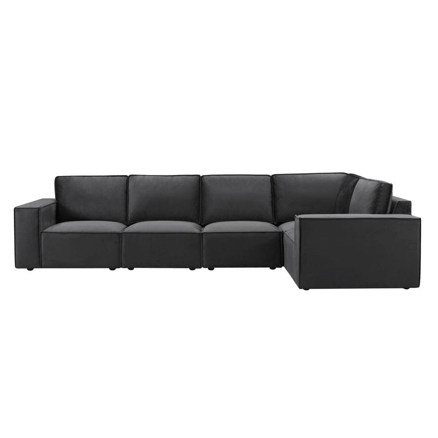 Brooklyn Large Right Hand Facing L-Shape Sofa - Ink - DUSK