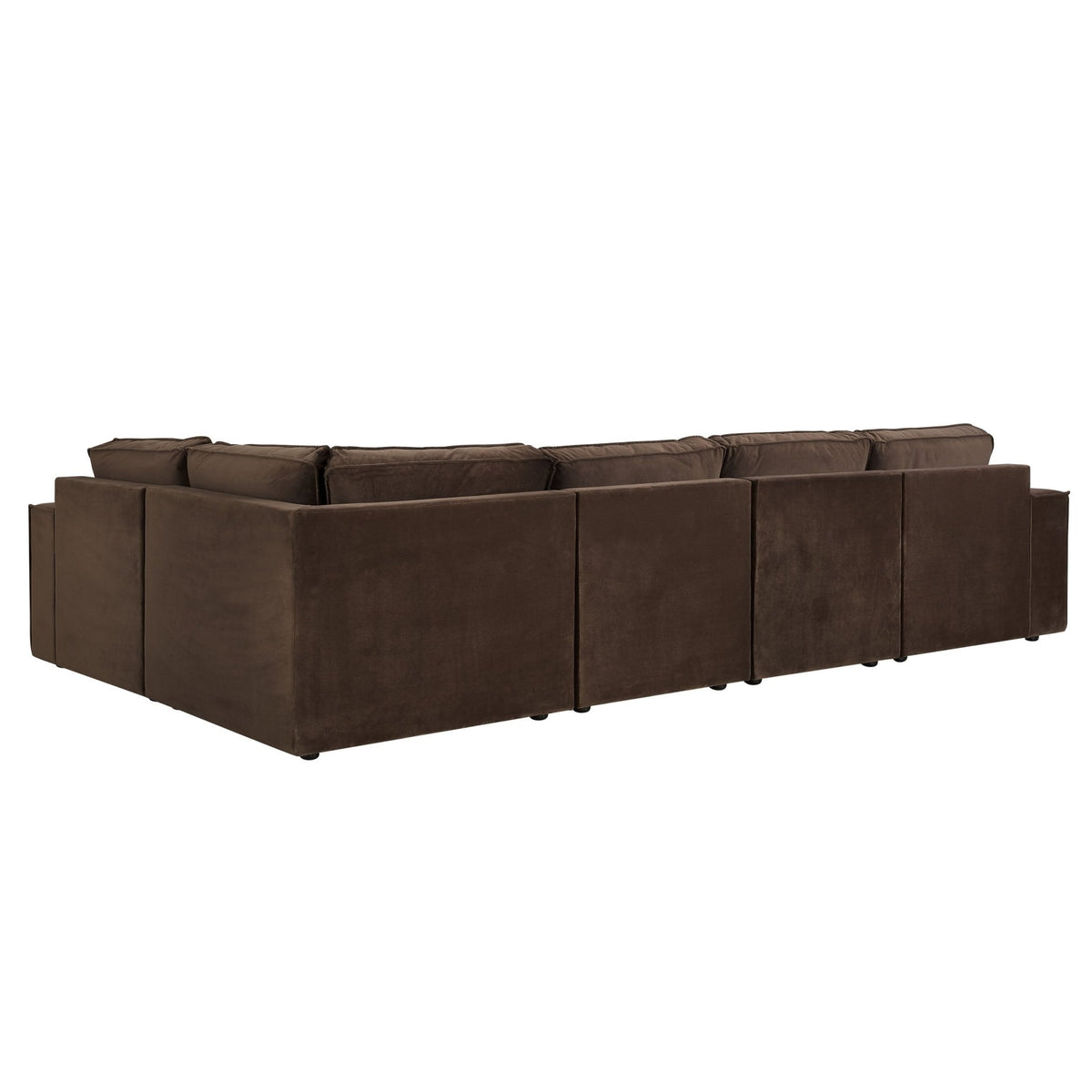 Brooklyn Large Right Hand L - Shape Sofa - Cappuccino - DUSK