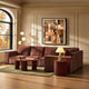 Brooklyn Large Right Hand L-Shape Sofa - Chenille Dark Rust - DUSK