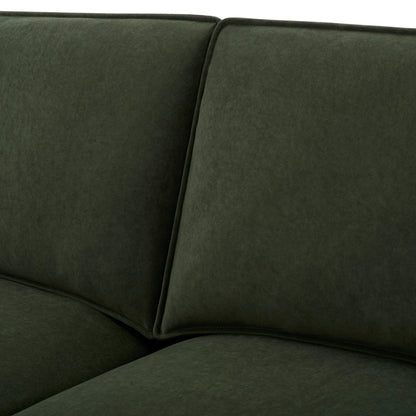 Brooklyn Large Right Hand L - Shape Sofa - Dark Olive - DUSK