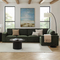 Brooklyn Large Right Hand L - Shape Sofa - Dark Olive - DUSK