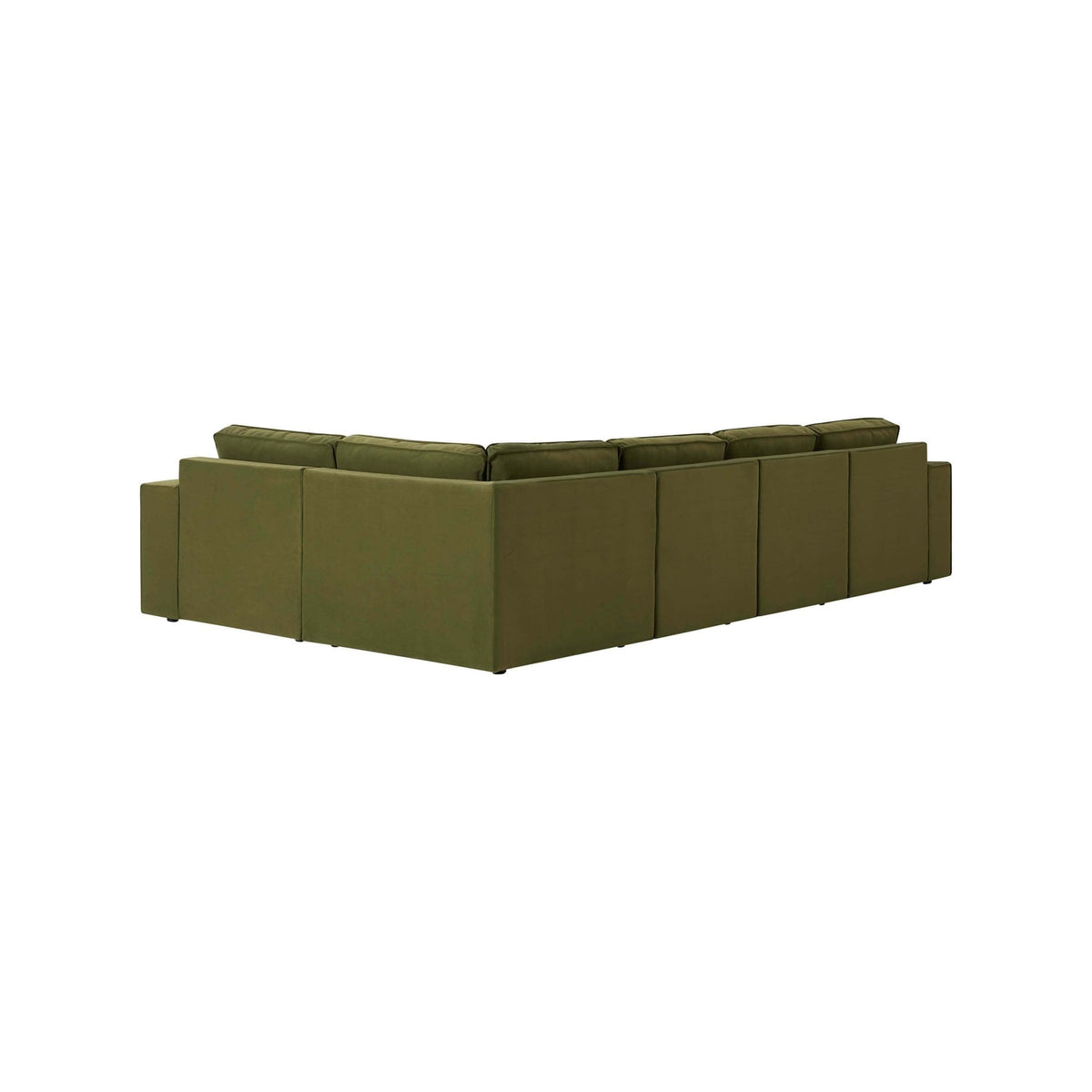 Brooklyn Large Right Hand L-Shape Sofa - Muted Moss - DUSK