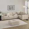 Brooklyn Large Right Hand L - Shape Sofa - Stone - DUSK