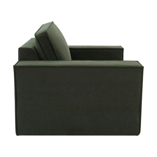 Brooklyn Loveseat - Dark Olive - DUSK