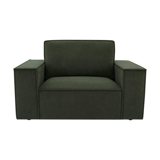 Brooklyn Loveseat - Dark Olive - DUSK