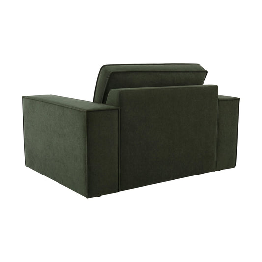 Brooklyn Loveseat - Dark Olive - DUSK