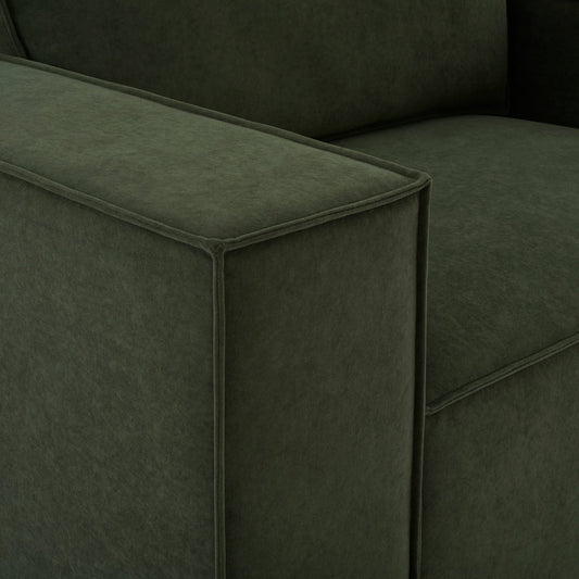 Brooklyn Loveseat - Dark Olive - DUSK