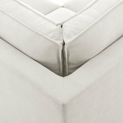 Brooklyn Modular Large Right Hand Facing Corner Sofa - Chenille - Ivory - DUSK