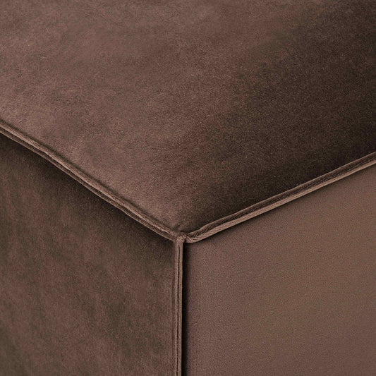 Brooklyn Pouffe - Cappuccino - DUSK