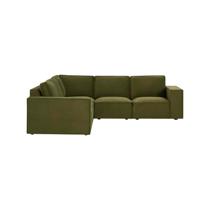 Brooklyn Right Hand Corner Sofa - Muted Moss - DUSK
