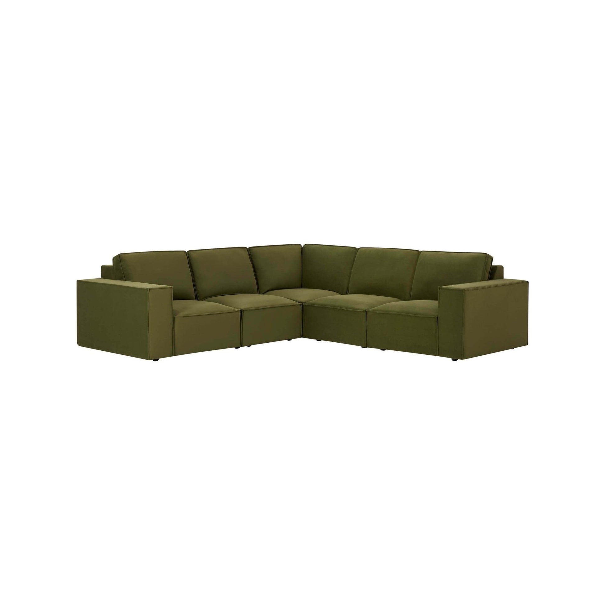Brooklyn Right Hand Corner Sofa - Muted Moss - DUSK
