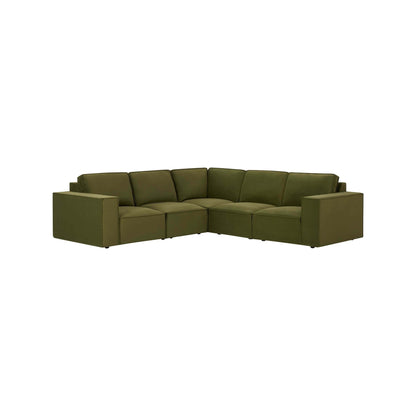Brooklyn Right Hand Corner Sofa - Muted Moss - DUSK