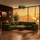 Brooklyn Right Hand Corner Sofa - Muted Moss - DUSK