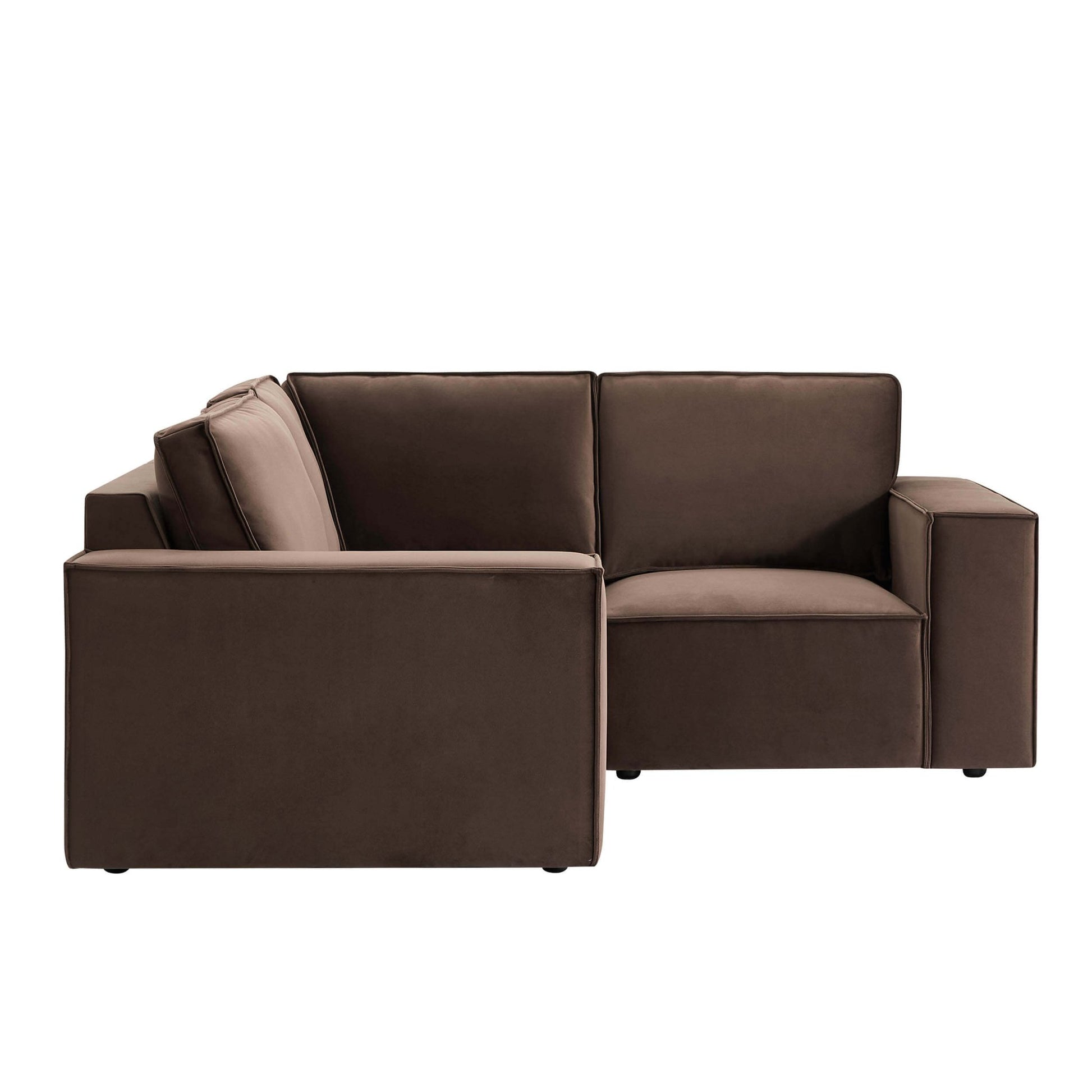 Brooklyn Small Corner Sofa - Cappuccino - DUSK