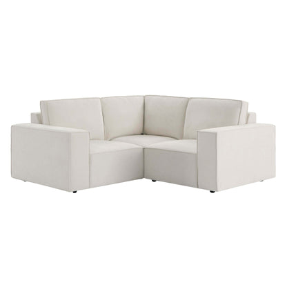 Brooklyn Small Corner Sofa - Chenille Ivory - DUSK