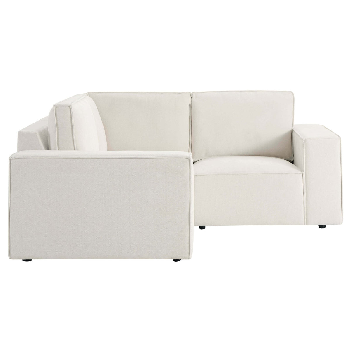Brooklyn Small Corner Sofa - Chenille Ivory - DUSK