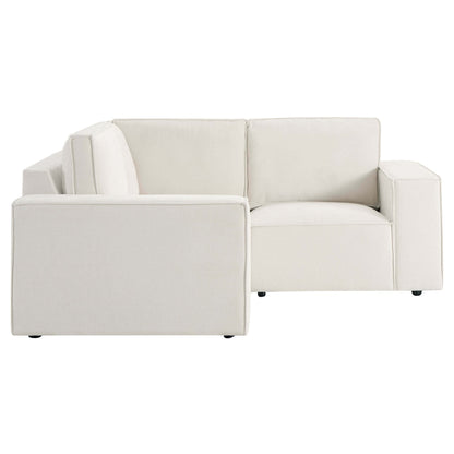 Brooklyn Small Corner Sofa - Chenille Ivory - DUSK
