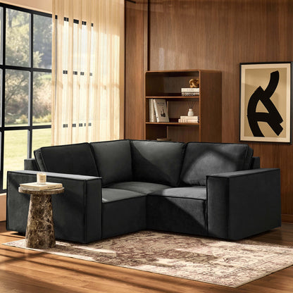Brooklyn Small Corner Sofa - Ink - DUSK