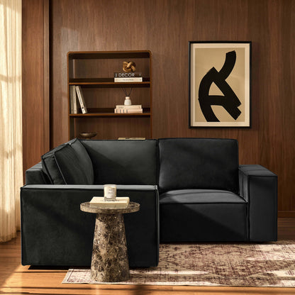Brooklyn Small Corner Sofa - Ink - DUSK