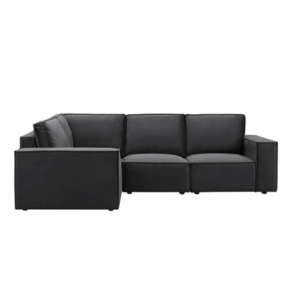 Brooklyn Small Left Hand Facing L-Shape Sofa - Ink - DUSK