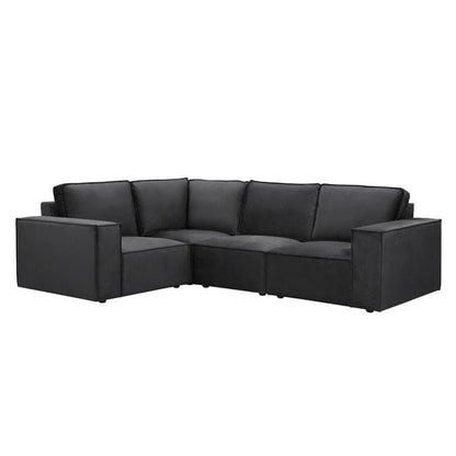 Brooklyn Small Left Hand Facing L-Shape Sofa - Ink - DUSK