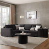 Brooklyn Small Left Hand Facing L-Shape Sofa - Ink - DUSK