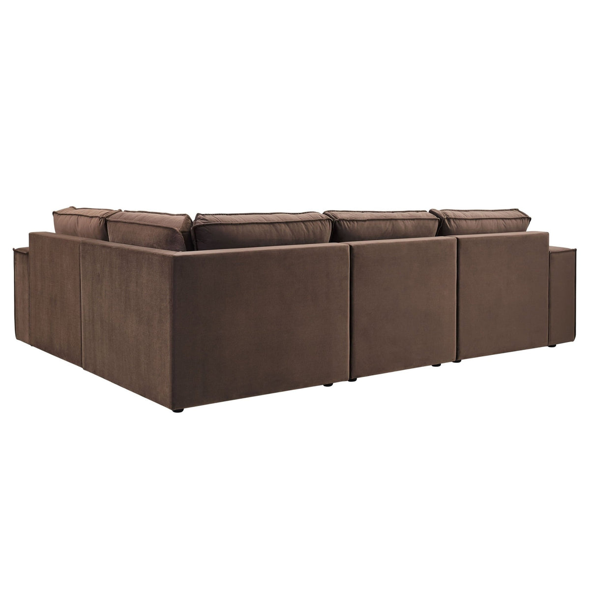 Brooklyn Small Left Hand L - Shape Sofa - Cappuccino - DUSK