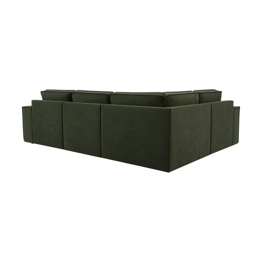 Brooklyn Small Left Hand L - Shape Sofa - Dark Olive - DUSK