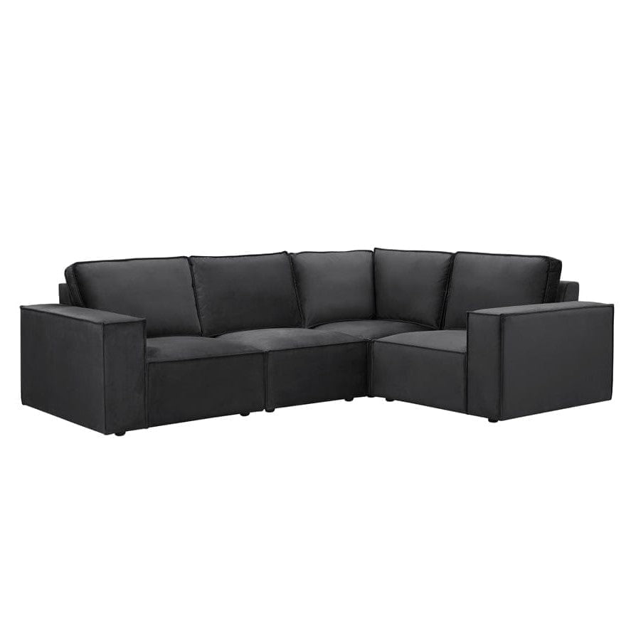 Brooklyn Small Right Hand Facing L-Shape Sofa - Ink - DUSK