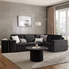 Brooklyn Small Right Hand Facing L-Shape Sofa - Ink - DUSK