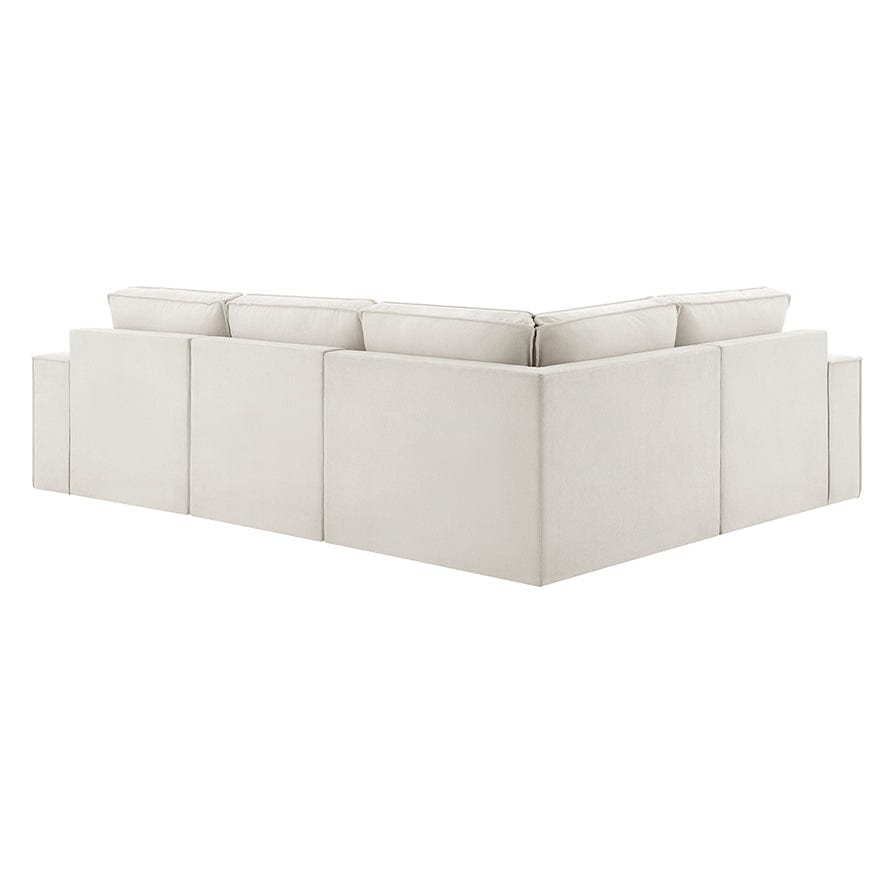 Brooklyn Small Right Hand Facing L-Shape Sofa - Ivory - DUSK