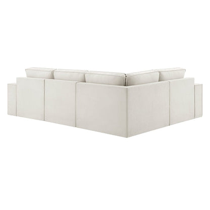 Brooklyn Small Right Hand Facing L-Shape Sofa - Ivory - DUSK