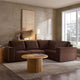 Brooklyn Small Right Hand L - Shape Sofa - Cappuccino - DUSK