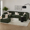 Brooklyn U Shape Sofa - Dark Olive - DUSK