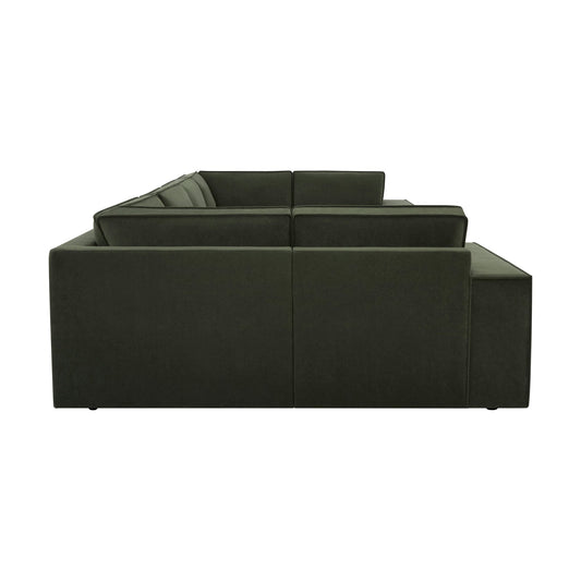 Brooklyn U Shape Sofa - Dark Olive - DUSK