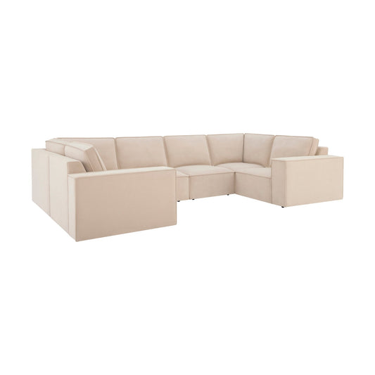 Brooklyn U - Shape Sofa - Stone - DUSK