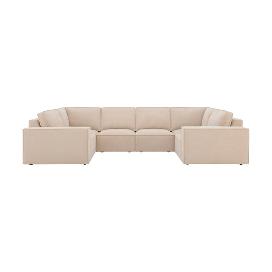 Brooklyn U - Shape Sofa - Stone - DUSK