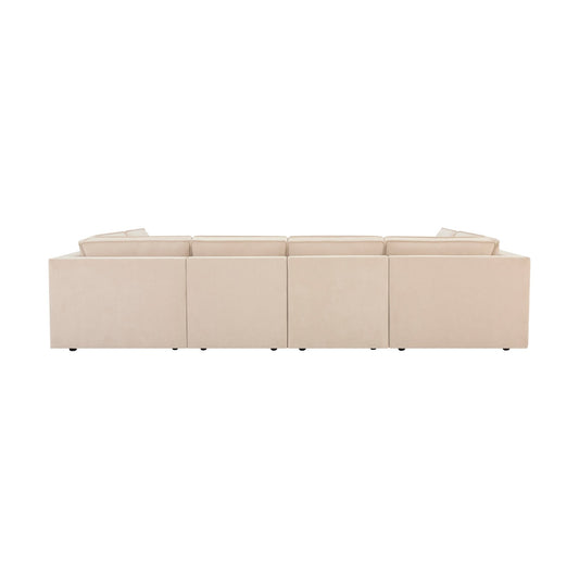 Brooklyn U - Shape Sofa - Stone - DUSK