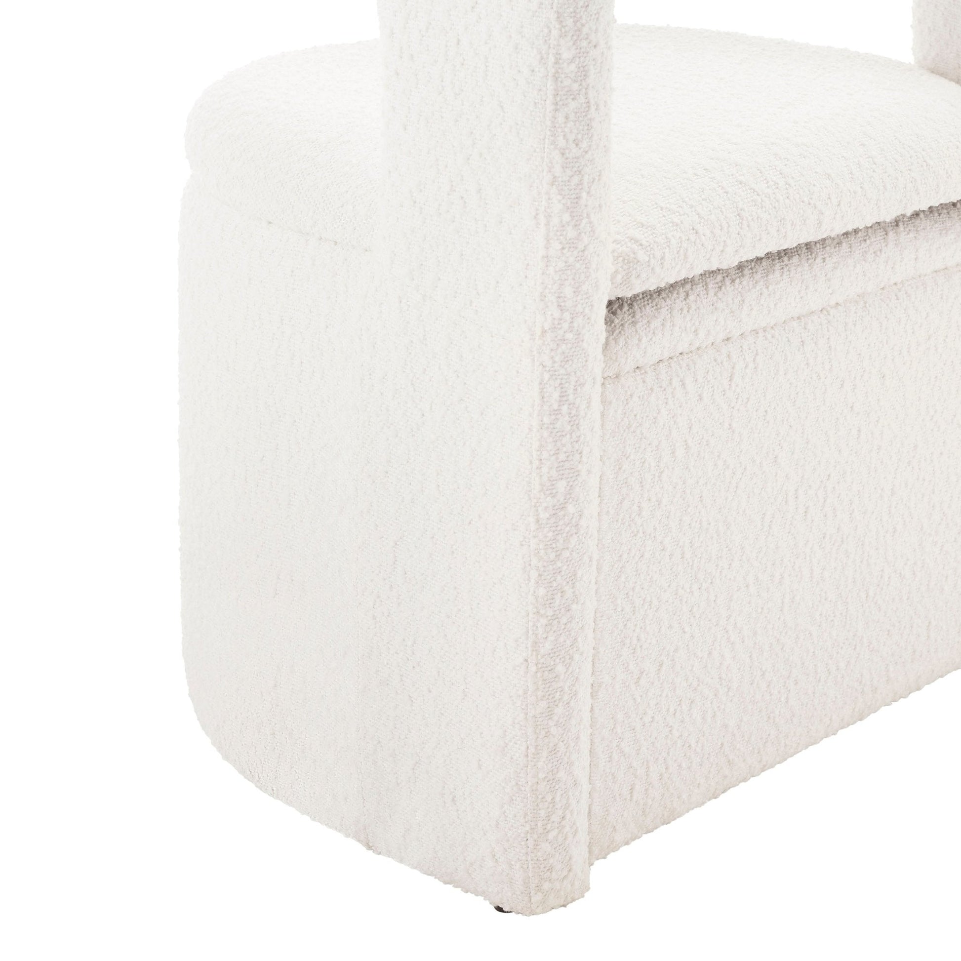 Bryony Accent Chair - Boucle Ivory - DUSK