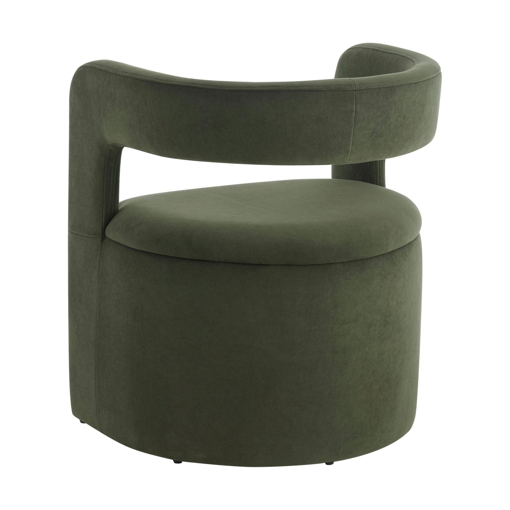 Bryony Accent Chair - Dark Olive - DUSK