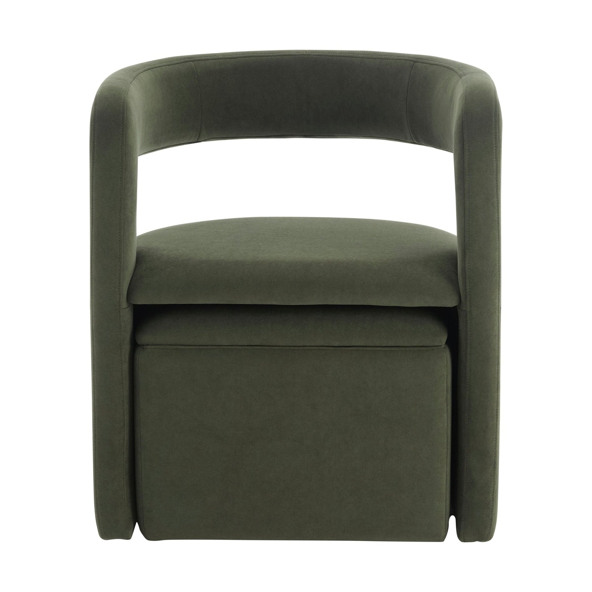 Bryony Accent Chair - Dark Olive - DUSK