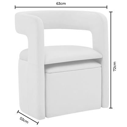 Bryony Accent Chair - Ecru - DUSK