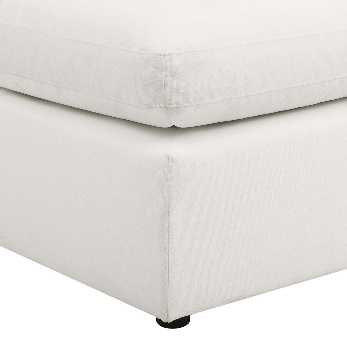 Cairo Feather Pouffe - Vanilla - DUSK