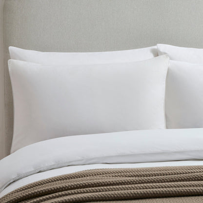 Cambridge 200 Thread Count Duvet Cover - Cotton - White - DUSK